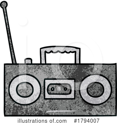 Boom Box Clipart #1794007 by lineartestpilot