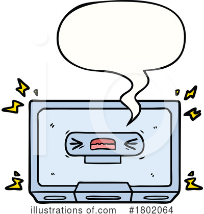 Cassette Tape Clipart #1802064 by lineartestpilot