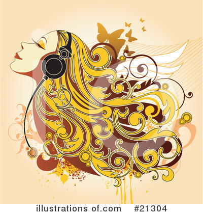 Royalty-Free (RF) Music Clipart Illustration by OnFocusMedia - Stock Sample #21304