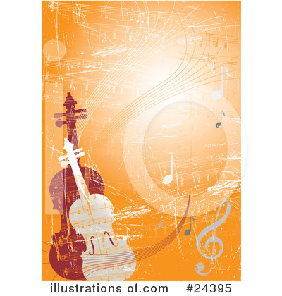 Violin Clipart #24395 by Eugene