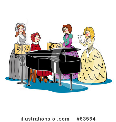 Royalty-Free (RF) Music Clipart Illustration by Andy Nortnik - Stock Sample #63564