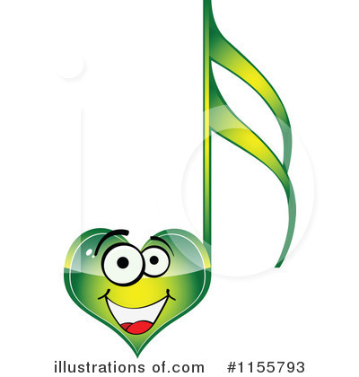 Royalty-Free (RF) Music Note Clipart Illustration by Andrei Marincas - Stock Sample #1155793