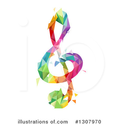 Royalty-Free (RF) Music Note Clipart Illustration by BNP Design Studio - Stock Sample #1307970