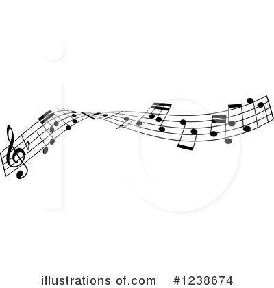 Sheet Music Clipart #1238674 by KJ Pargeter