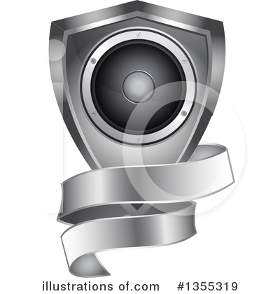Royalty-Free (RF) Music Speaker Clipart Illustration by elaineitalia - Stock Sample #1355319