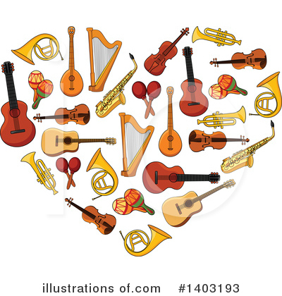 Harp Clipart #1403193 by Vector Tradition SM