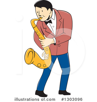 Saxophone Clipart #1303096 by patrimonio