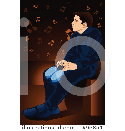 Royalty-Free (RF) Musician Clipart Illustration by mayawizard101 - Stock Sample #95851