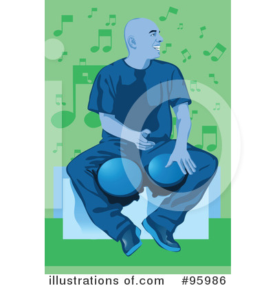 Royalty-Free (RF) Musician Clipart Illustration by mayawizard101 - Stock Sample #95986