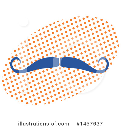 Mustache Clipart #1457637 by Cherie Reve