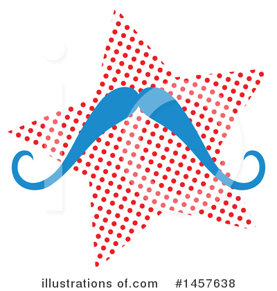 Royalty-Free (RF) Mustache Clipart Illustration by Cherie Reve - Stock Sample #1457638
