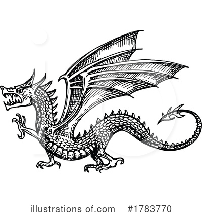 Dragon Clipart #1783770 by Vector Tradition SM