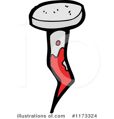 Royalty-Free (RF) Nail Clipart Illustration by lineartestpilot - Stock Sample #1173324