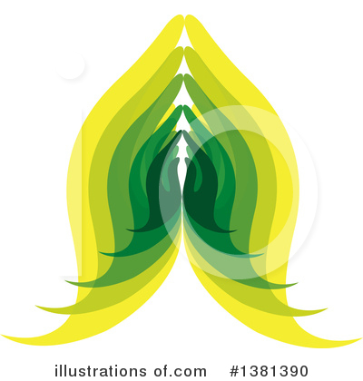 Royalty-Free (RF) Namaste Clipart Illustration by ColorMagic - Stock Sample #1381390