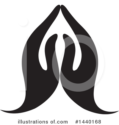 Royalty-Free (RF) Namaste Clipart Illustration by ColorMagic - Stock Sample #1440168