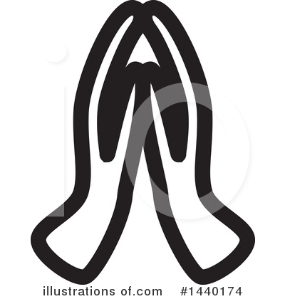 Royalty-Free (RF) Namaste Clipart Illustration by ColorMagic - Stock Sample #1440174