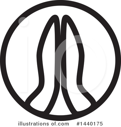 Royalty-Free (RF) Namaste Clipart Illustration by ColorMagic - Stock Sample #1440175