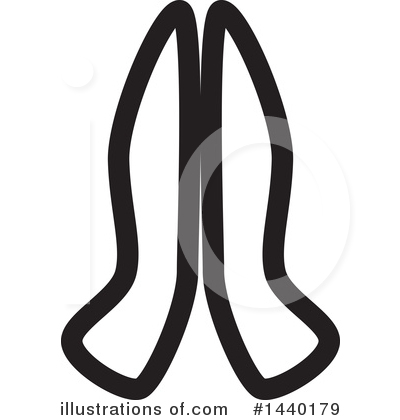 Royalty-Free (RF) Namaste Clipart Illustration by ColorMagic - Stock Sample #1440179