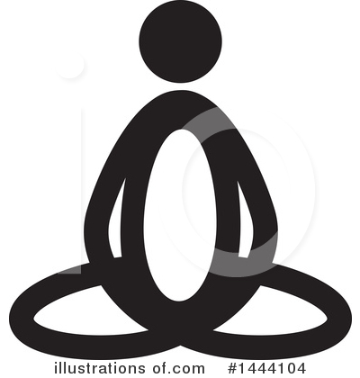 Royalty-Free (RF) Namaste Clipart Illustration by ColorMagic - Stock Sample #1444104