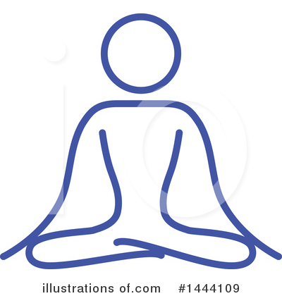 Royalty-Free (RF) Namaste Clipart Illustration by ColorMagic - Stock Sample #1444109