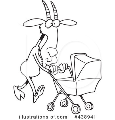 Royalty-Free (RF) Nanny Clipart Illustration by toonaday - Stock Sample #438941