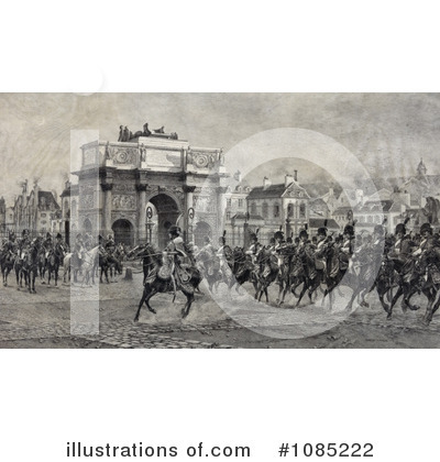 Royalty-Free (RF) Napoleon Clipart Illustration by JVPD - Stock Sample #1085222