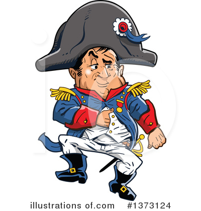 Royalty-Free (RF) Napoleon Clipart Illustration by Clip Art Mascots - Stock Sample #1373124