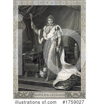 Royalty-Free (RF) Napoleon Clipart Illustration by JVPD - Stock Sample #1759027