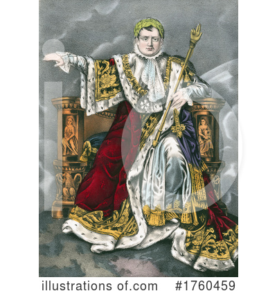 Royalty-Free (RF) Napoleon Clipart Illustration by JVPD - Stock Sample #1760459