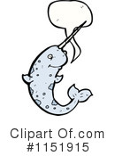Narwhal Clipart #1151915 by lineartestpilot