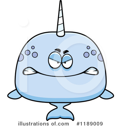 Royalty-Free (RF) Narwhal Clipart Illustration by Cory Thoman - Stock Sample #1189009