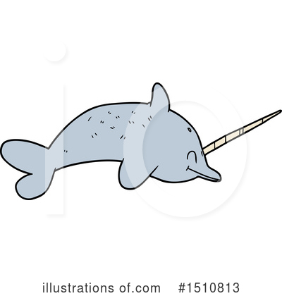 Royalty-Free (RF) Narwhal Clipart Illustration by lineartestpilot - Stock Sample #1510813