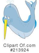 Narwhal Clipart #213924 by Maria Bell