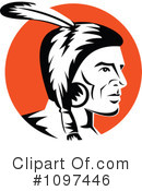 Native American Clipart #1097446 by patrimonio