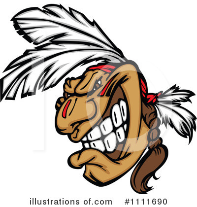 Royalty-Free (RF) Native American Clipart Illustration by Chromaco - Stock Sample #1111690
