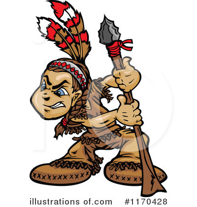 Royalty-Free (RF) Native American Clipart Illustration by Chromaco - Stock Sample #1170428
