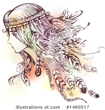 Royalty-Free (RF) Native American Clipart Illustration by BNP Design Studio - Stock Sample #1460517