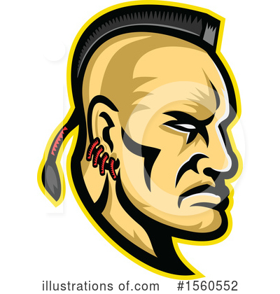 Native American Indian Clipart #1560552 by patrimonio