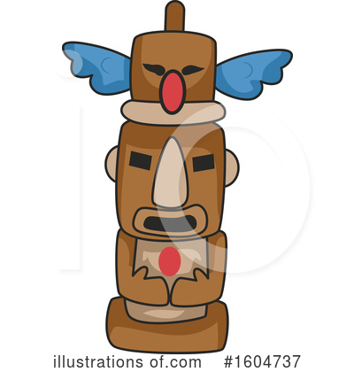 Totem Pole Clipart #1604737 by BNP Design Studio
