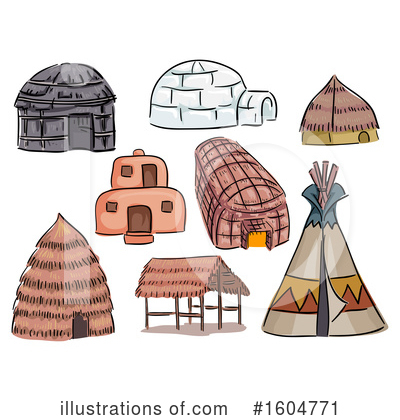 Royalty-Free (RF) Native American Clipart Illustration by BNP Design Studio - Stock Sample #1604771