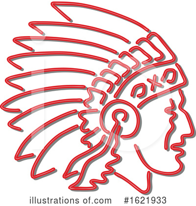 Native American Indian Clipart #1621933 by patrimonio
