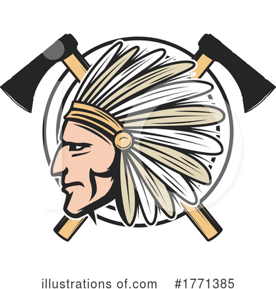 Royalty-Free (RF) Native American Clipart Illustration by Vector Tradition SM - Stock Sample #1771385