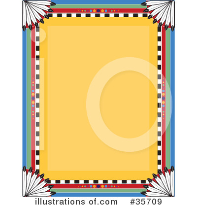 Royalty-Free (RF) Native American Clipart Illustration by Maria Bell - Stock Sample #35709