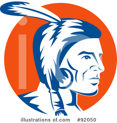 Native American Indian Clipart #92050 by patrimonio