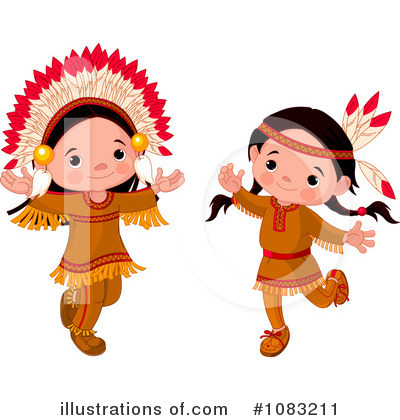 Royalty-Free (RF) Native Americans Clipart Illustration by Pushkin - Stock Sample #1083211