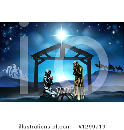 Baby Jesus Clipart #1299719 by AtStockIllustration