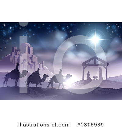 Royalty-Free (RF) Nativity Clipart Illustration by AtStockIllustration - Stock Sample #1316989
