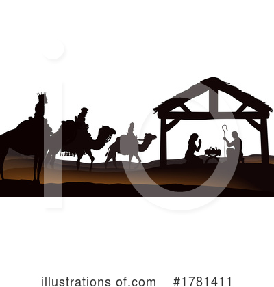 Royalty-Free (RF) Nativity Clipart Illustration by AtStockIllustration - Stock Sample #1781411