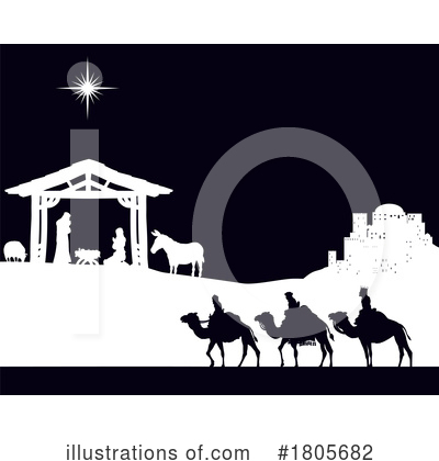 Royalty-Free (RF) Nativity Clipart Illustration by AtStockIllustration - Stock Sample #1805682