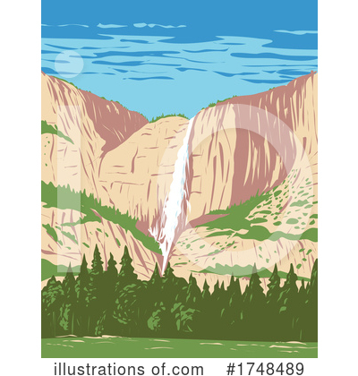 Yosemite Clipart #1748489 by patrimonio
